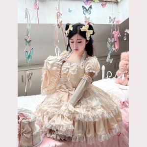 Love Ribbon Sweet Lolita Dress OP By Diamond Honey (DH201)